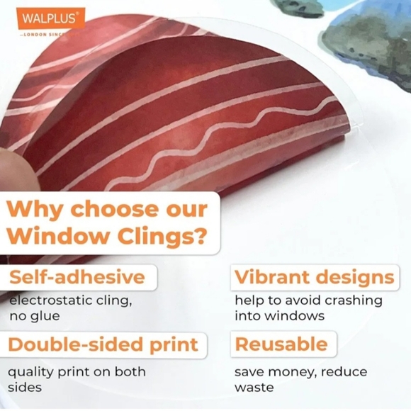 🍎Nwt 46 Window Clings Reusable Peel Stick Spring Summer Butterflies Gnome Bunny - Picture 8 of 14